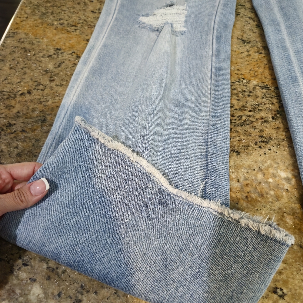 Womens Copper Key Wide Leg Jean's 3